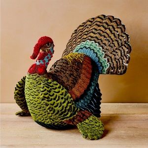 NWT- Target John Derian Fall Turkey Pillow
